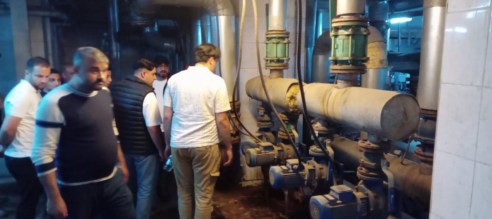 M. Akif İnan Eğitim ve Araştırma Hastanesi Tesisat Merkezine Teknik Gezi